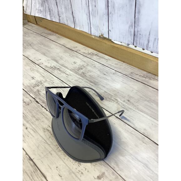Emporio Armani square sunglasses model EA2062 blue frames 3104U with case - Picture 2 of 4